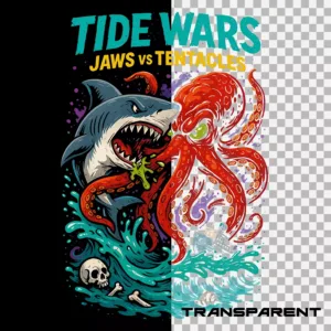 Tide Wars Jaws and Octopus Fight